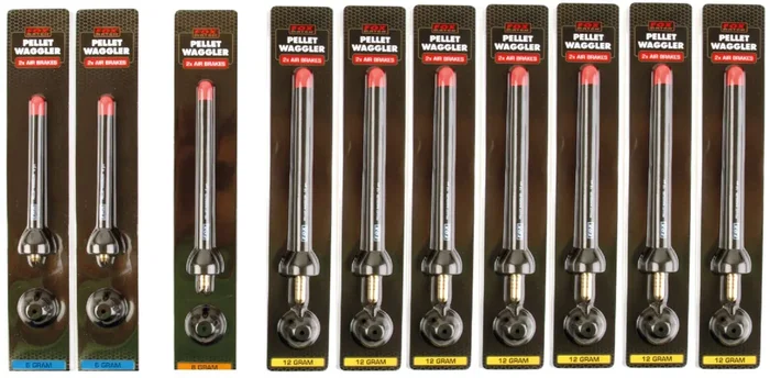 10 Fox Pellet Waggler Posen – Vorgebleite Stippposen mit Futterkorb