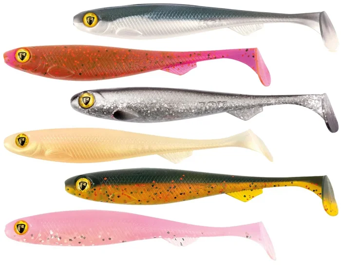 6 Fox Rage Slick Shads 13cm – Gummiköder Set