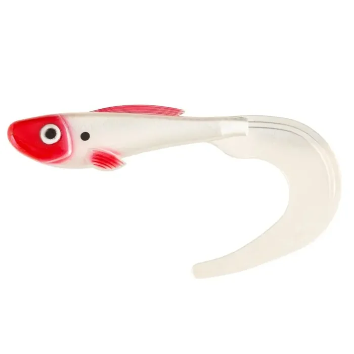 ABU GARCIA Beast Curl Tail 17cm 54,6g Red Head 2pcs.
