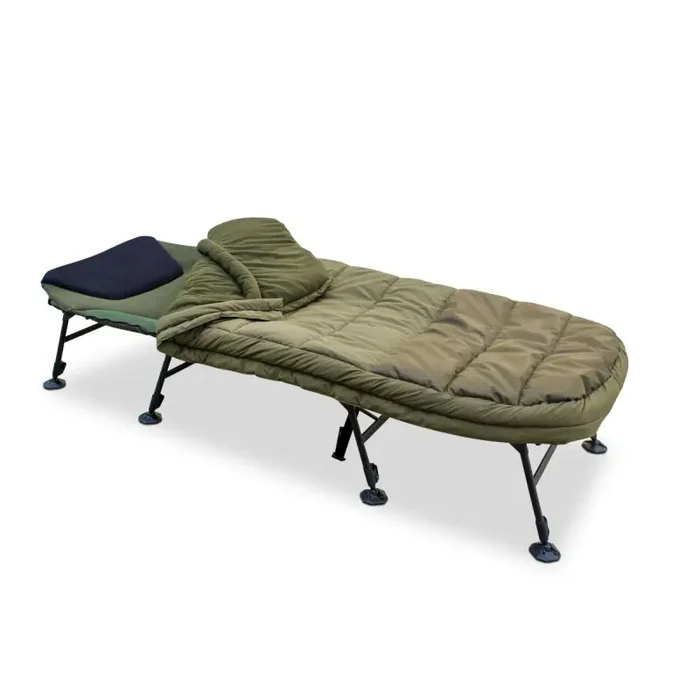 ANACONDA 5-Season Bed Chair incl. sleeping bag 160kg 220x80cm
