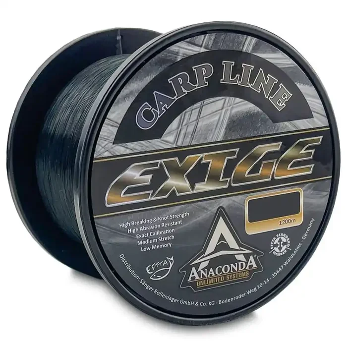 ANACONDA Carp Line Exige 0,28mm 6,3kg 1200m algues marines