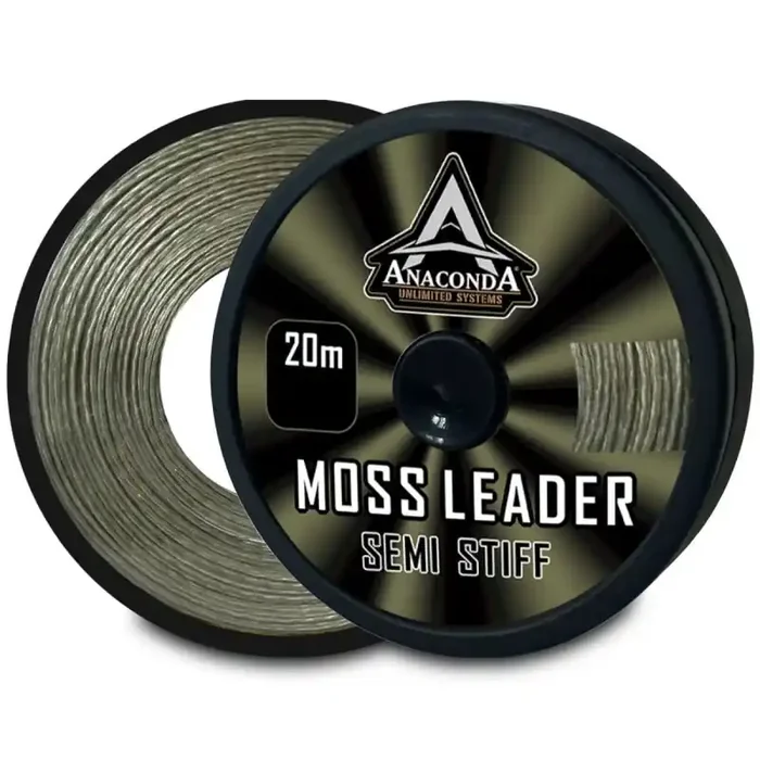 ANACONDA Semi Stiff Moss Leader 11,3kg 20m Verde muschio