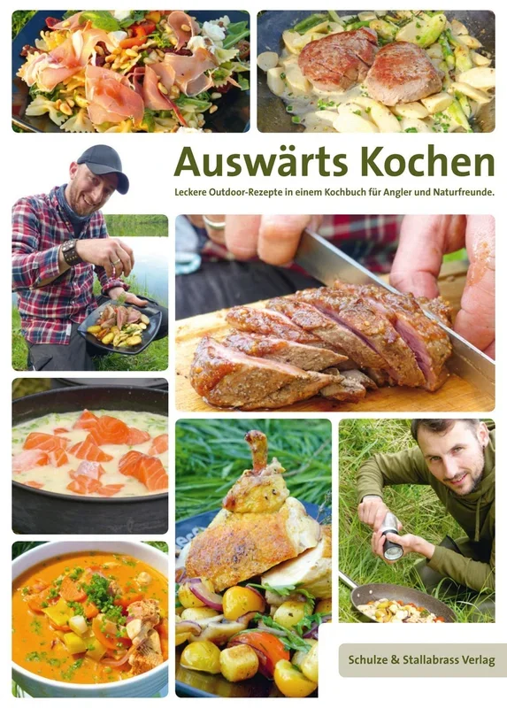 Auswärts Kochen Buch – Leckere Outdoor Rezepte Kochbuch für Angler