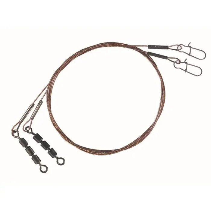 BALZER 1×7 Niroflex triple swivel 25cm 6kg 2pcs.