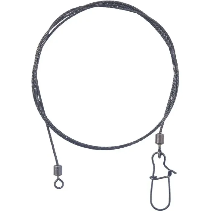 BALZER 7×7 Stahlvorfach knotenlos 60cm 10kg 2Stk.