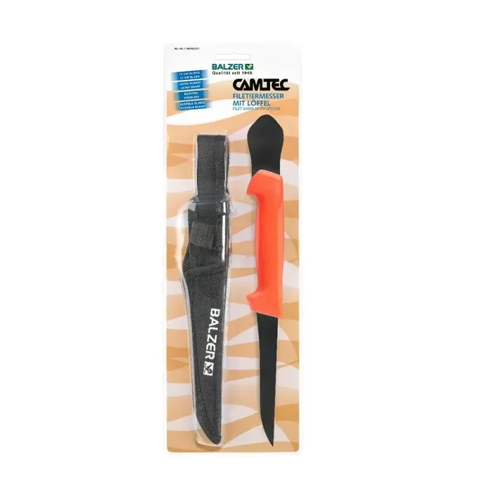 BALZER Camtec coltello per sfilettare con raschietto 32cm 12cm