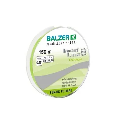 Balzer: Iron Line 8 chartreuse 150m 0,14mm
