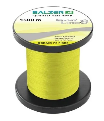 Balzer: Iron Line 8 gelb 1500m 0,24mm