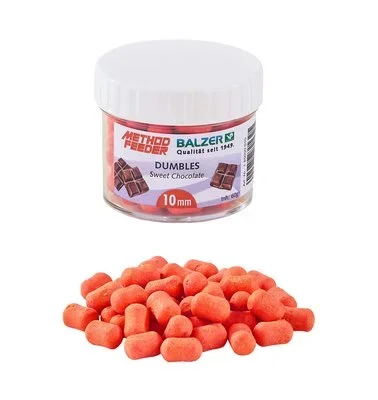 Balzer: Method Feeder Dumbbells 10mm, orange-sweet chocolate, 60g