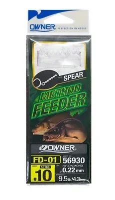 Balzer: Owner Method Feeder Haken mit Speer 0,22mm #10