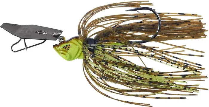 Balzer: Shirasu Evil Chatter, #1/0, 10g Green Pumpkin Chartreuse