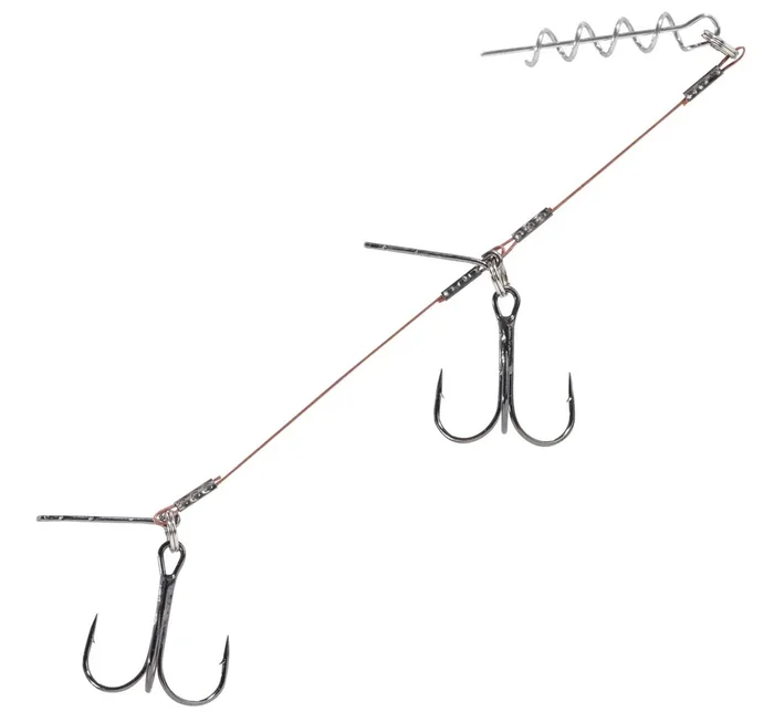 Balzer Shirasu Flachwasser System – Shallow Rig für Gummiköder 14cm / Gr. 1/0