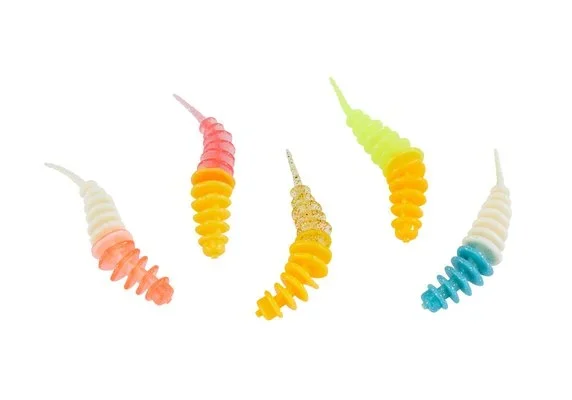 Balzer: Trout Collector Forellenwürmer Mix 3 Knoblauch 5cm
