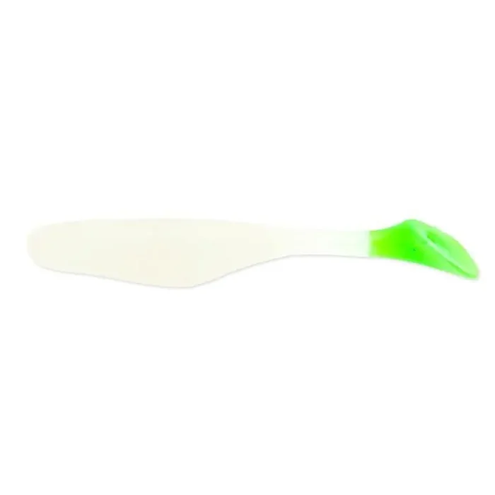 BASS ASSASSIN 4″ Walleye Assassin 9cm 6g Pearl Chartreuse Staart 10st.