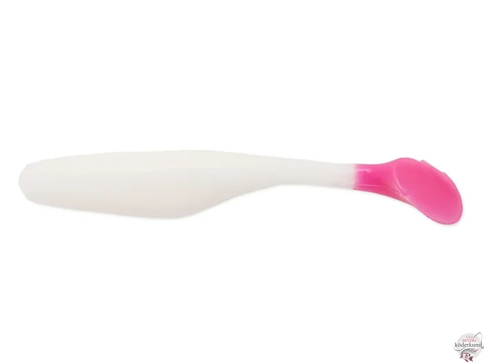 Bass Assassin – 4″ Walleye Assassin – White/Pink Tail