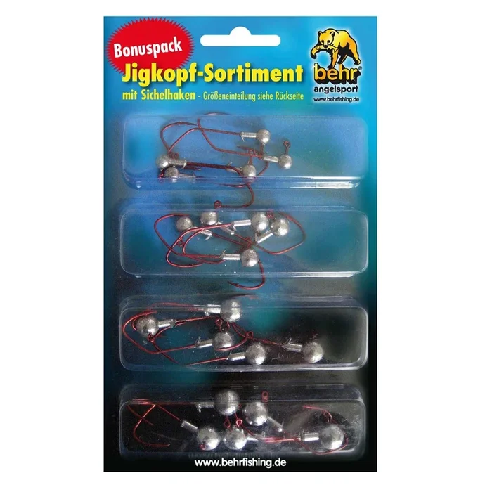 Behr Jigkopf Set 1 20 Stück Gewicht: 4g / 5g /6g / 7g ab 19.99 € preisgünstig kaufen
