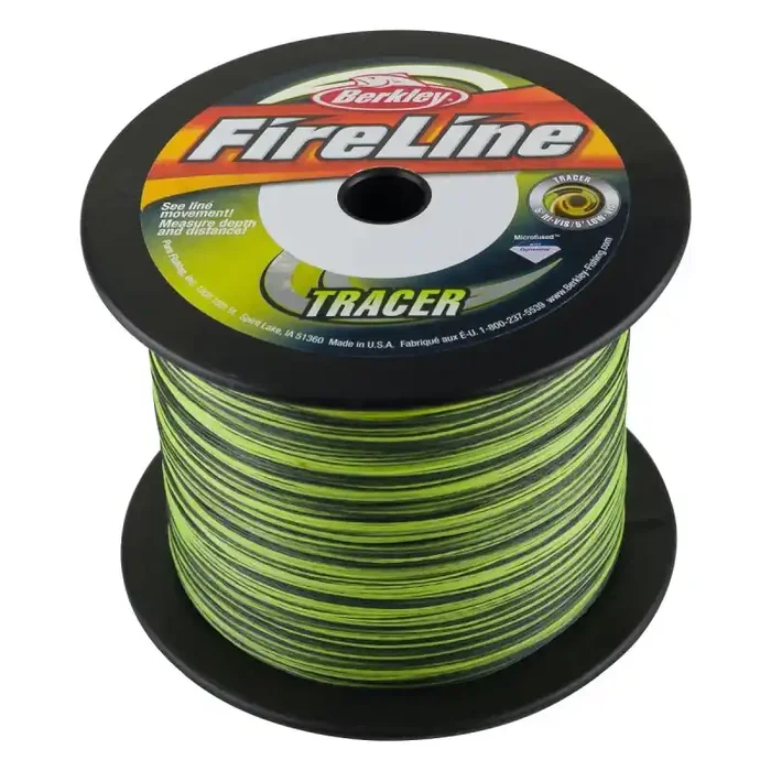 BERKLEY Fireline Tracer Braid 0,45mm 62,9kg 110m Giallo/Nero