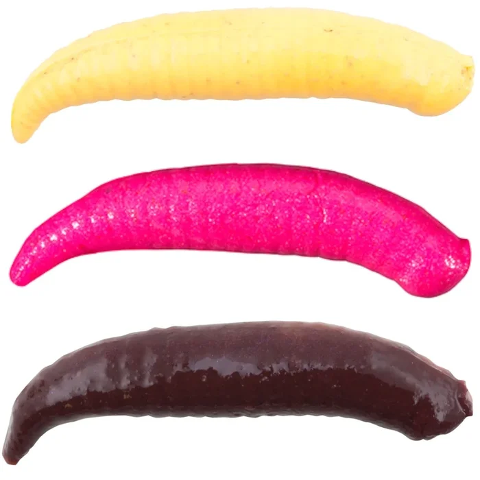 Berkley Gulp Floating Pinched Crawler 30mm – 14 Gummimaden Chunky Cheese