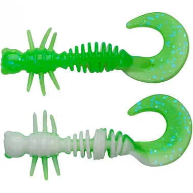 Berkley PowerBait Power Curly (Spring Green/White) günstig kaufen | Askari Angelshop