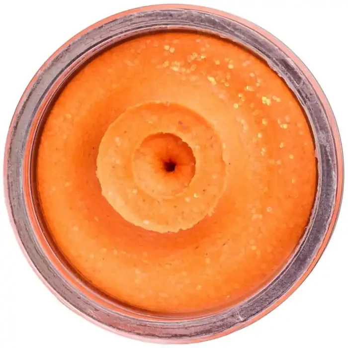 BERKLEY PowerBait UE Trucha Masa Frutas 50g Plátano Fluo Naranja