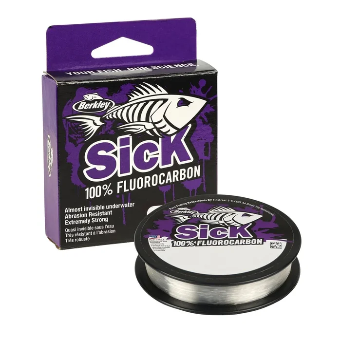 Berkley Sick FC Leader Clear – 50m Fluorocarbonschnur 0.28mm / 5.9kg