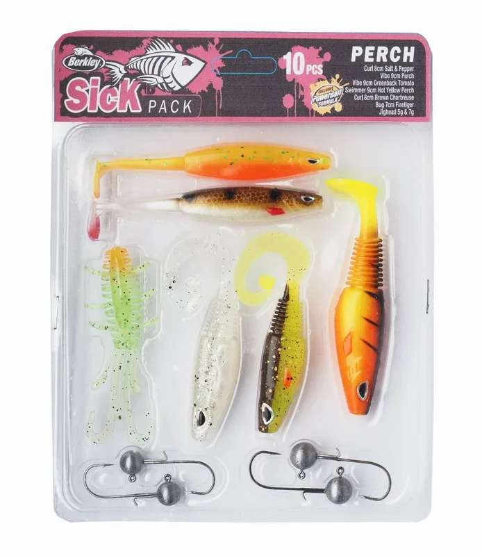 Berkley Sick Pack Perch – 10-teiliges Kunstköderset