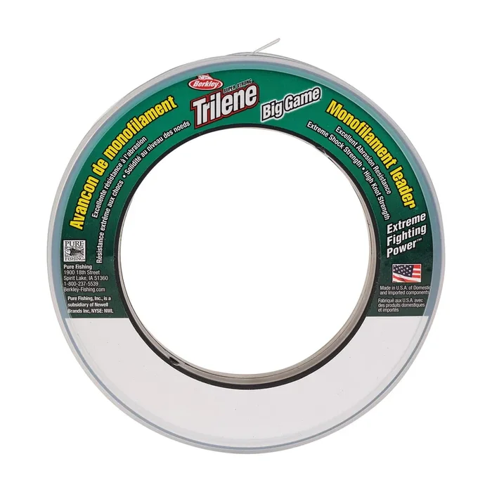 Berkley Trilene® Big Game™ Mono Leaders – 50m Angelschnur 0.76mm / 27.2kg