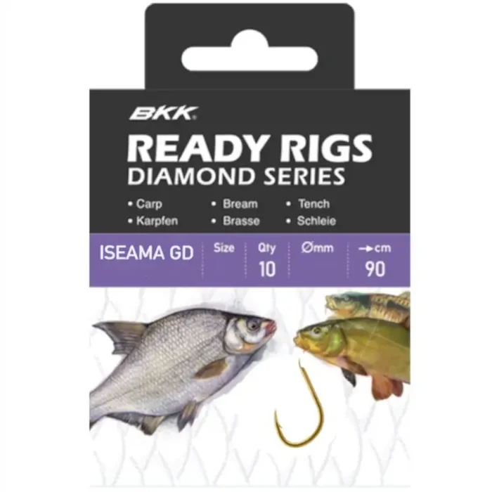 BKK Ready Rig Diamond Iseama GD 70cm Gr.12 0,14mm Gold 10Stk.