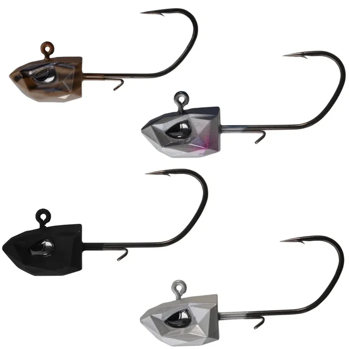 BKK Refrax Jig – 3 Jigköpfe Black 3/8oz (ca. 10g) / Gr. 5/0