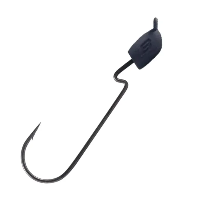 BKK Silent Chaser Glide ‘N Shake Black – Jighaken Gr. 2/0 / 1/4oz (ca. 7,09g) / 4 Stück