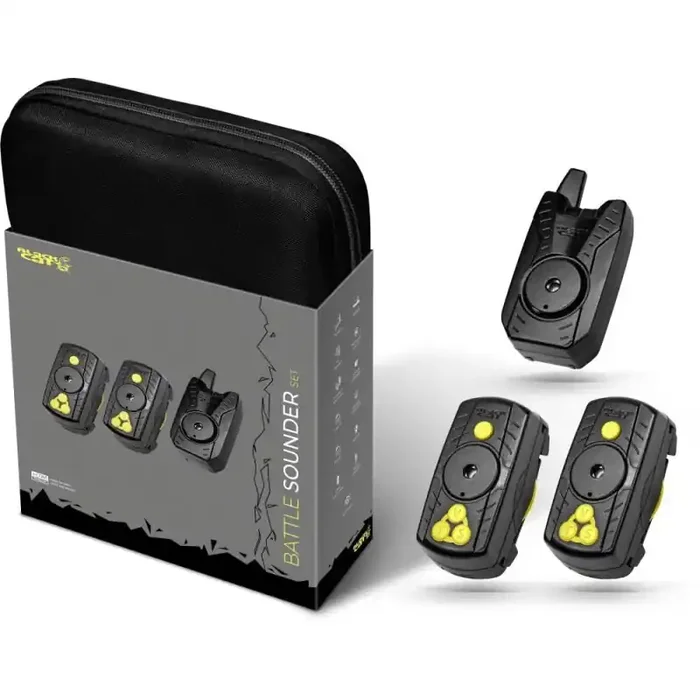 BLACK CAT Battle Sounder Set Black 2+1pcs.