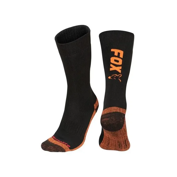 Calcetines FOX Collection Tallas 40-43 Negro/Naranja