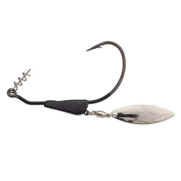 CAMO LURES Tungsten Bladed EZ Lure Keeper haak maat 3/0 3,5g Zwart Nikkel 2st.