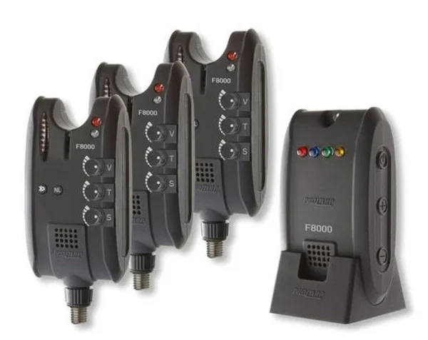 Cormoran Pro Carp F-8000 Wireless Bite Indicator Set 3+1 (exkl. Batterien)