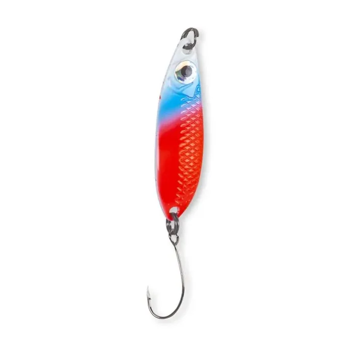 Cucchiaio ad occhio IRON TROUT 2,5 g Bianco Blu Rosso