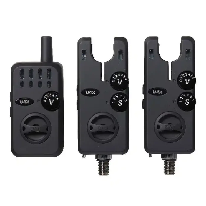 DAM U4X Bite Alarm Set Vert/Rouge