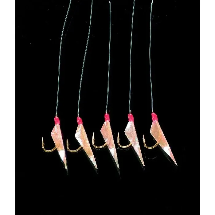 DEGA Herring leader luminous points H 5 arms size 5 0.35mm 0.3mm gold
