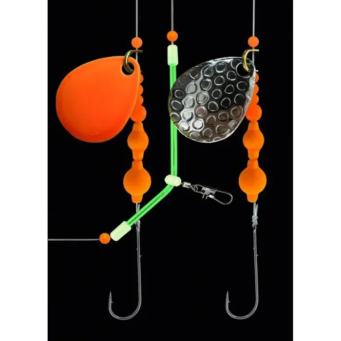 DEGA Surf Boat Leader Surf Pro 1-2 Gr.1 0,7mm 0,4mm Orange Silver Black