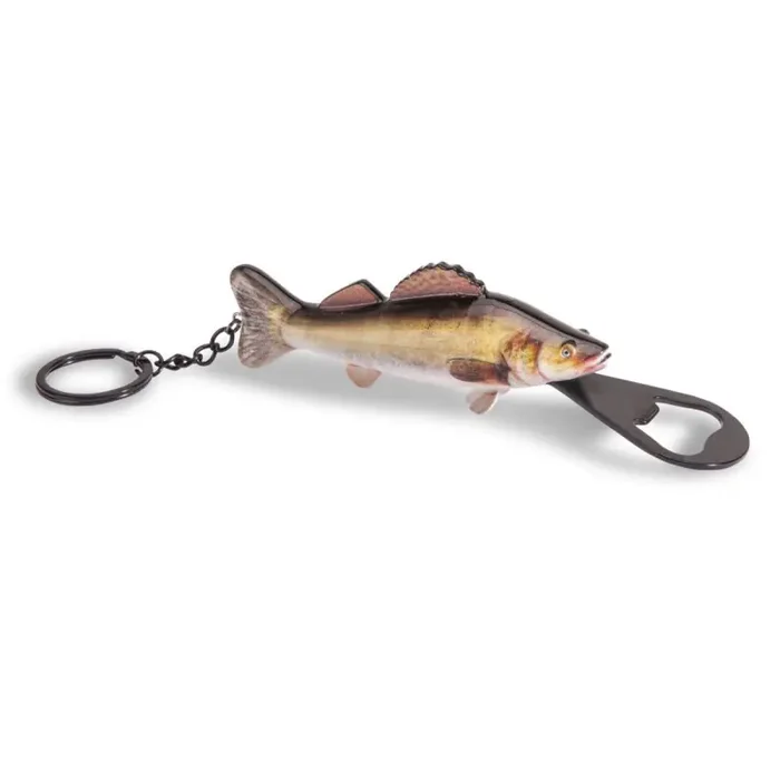 DOIYO Beauty key ring bottle opener Pike Perch-Zander 14,5cm