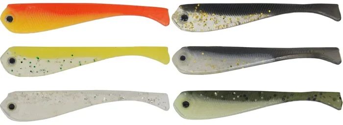 Dropshot Köder Shad Drop Shot Gummifische Jigs Dropshotköder Gelb 4cm