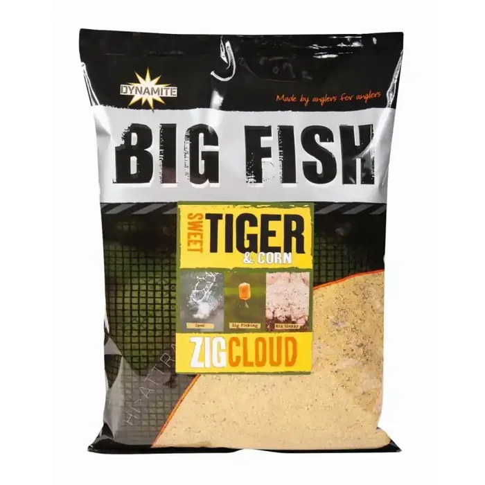DYNAMITE BAITS Big Fish Zig Cloud Sweet Tiger & Corn 1,8 kg