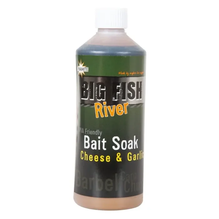DYNAMITE BAITS Cebo de río Big Fish Queso y Ajo 500ml