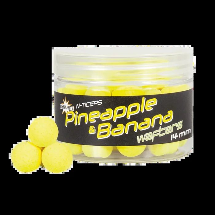 Dynamite Baits N-Ticers Pineapple & Banana Wafter 14mm