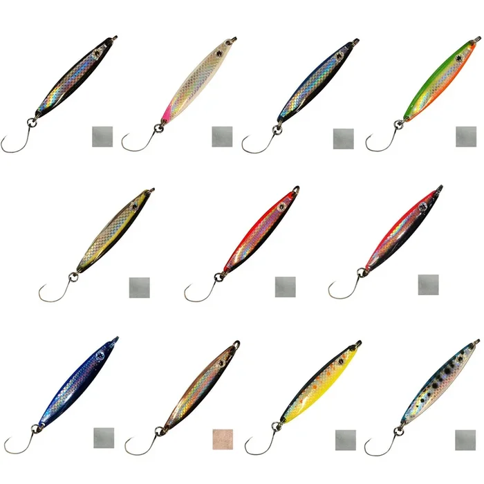 Eisele Eitz-Fly Holo mit Einzelhaken – Meerforellenköder 30g / 9cm / Gr. 3 silber/blau mit Punkten