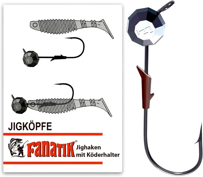 FANATIK Jig Head Jighaken Jig Kopf 1/0 – 5/0 3g-50g