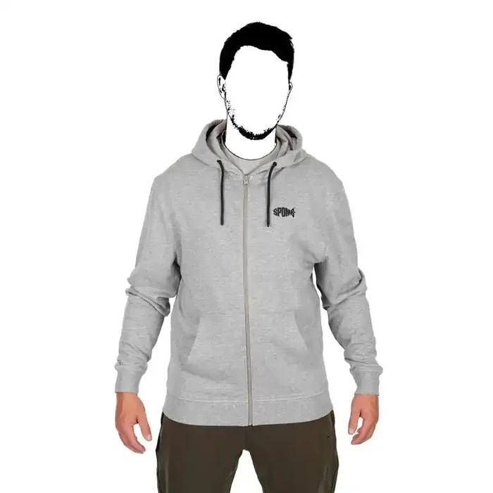 Felpa con cappuccio SPOMB Full Zip S Grigio