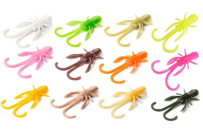 Fishup Baffi Fly Cheese 1,5″ 3,8cm – 10 Creature Baits Hot Chartreuse