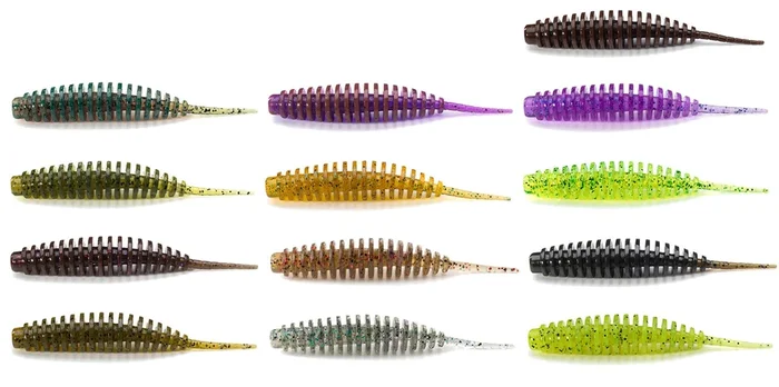 Fishup Tanta 1″ 2,2cm – 12 Gummiköder Chaos