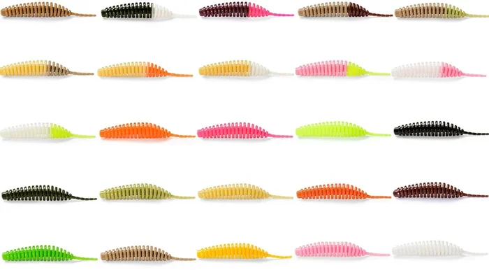 Fishup Tanta 2″ Garlic 5,1cm – 9 Gummiköder Earthworm/Hot Pink
