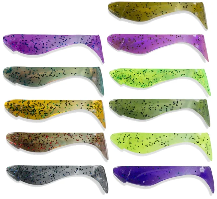 Fishup Wizzy Micro Shad 1,5″ 3,5cm – 10 Gummifische Flo Chartreuse / Green